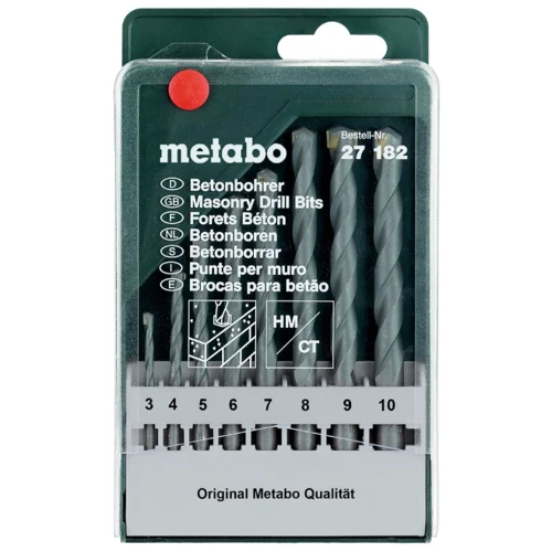 Набір свердел по бетону Metabo 627182000