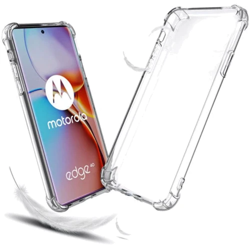 Чохол для телефона BeCover TPU Case Anti-Shock Clear для Motorola Edge 50 Pro (711781): Матеріал термопластичный полиуретан (TPU)