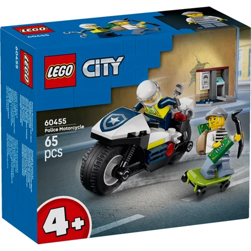 Конструктор LEGO City Переслідування на поліцейському мотоциклі (60455): undefined undefined