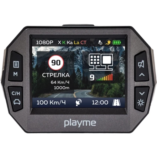 Автомобільний відеореєстратор Playme P600SG: Макс. роздільна здатність картинки 2K (2304x1296)
