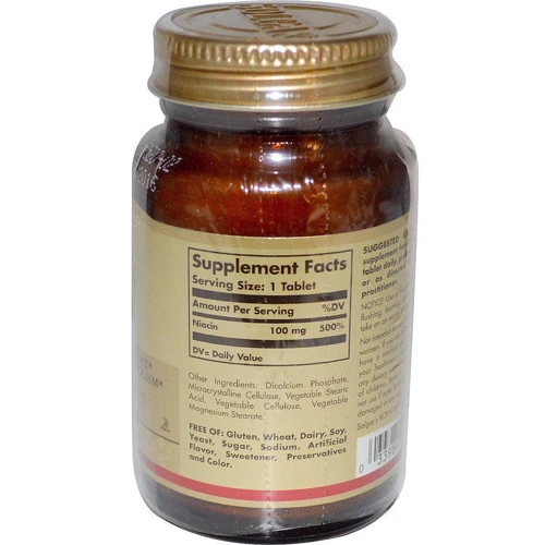 Solgar Niacin (Vitamin B3) 100 mg 100 Tablets: Тип Витамин B