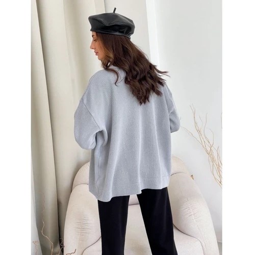 Кардиган АRTKNIT Vittoria 27418 One Size серый: Страна производитель Украина