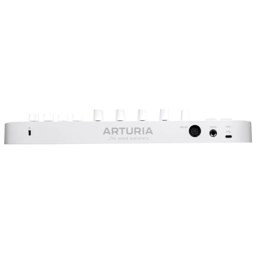 MIDI-клавиатура Arturia MiniLab 3 Alpine White + Arturia Analog Lab V: Разъёмы и интерфейсы MIDI in/out, USB