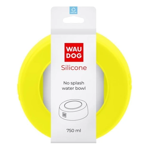 Миска-непроливайка WAUDOG Silicone 750 мл жовта (50788): Тип Миски