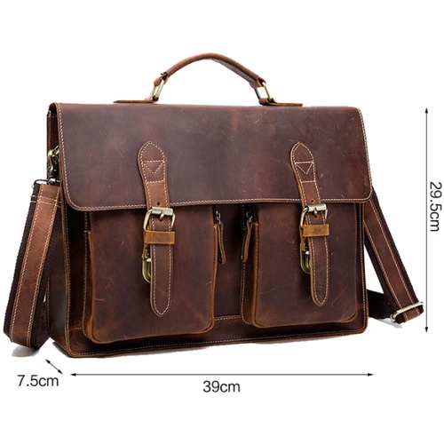 Мужская сумка мессенджер Buffalo Bags коричневая (SHIM9033-brown): Пол Мужской