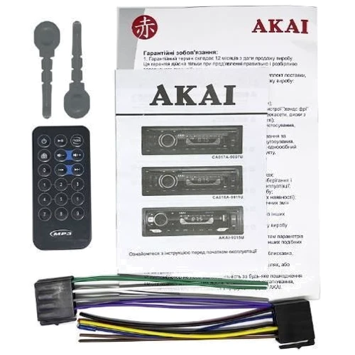 AKAI AK-9015U: Встановлені карти навігації нет