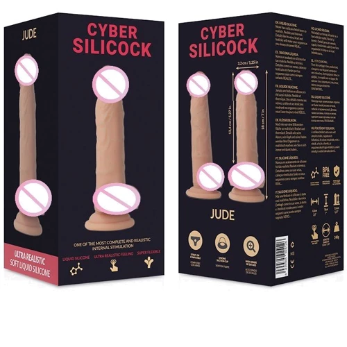 Фаллоимитатор на присоске CYBER SILICOCK Jude