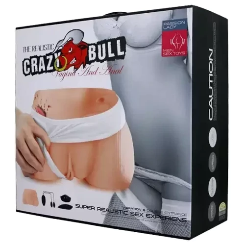 Мастурбатор вагина и анус с двойной вибрацией CRAZY BULL Vagina and Anal, BM-009039Z-1