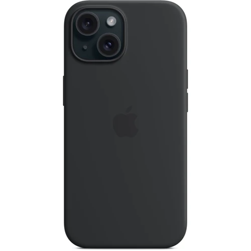 Чехол для iPhone Apple iPhone 15 Silicone Case with MagSafe - Black (MT0J3ZM/A) фото 5