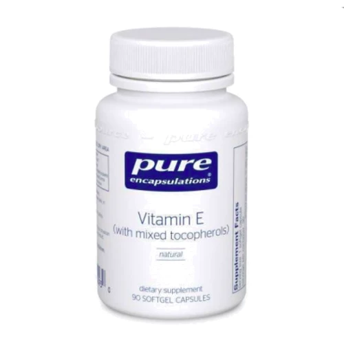 Pure Encapsulations Vitamin E 400 ME 90 caps Вітамін E зі змішаними токоферолами (PE-00093)