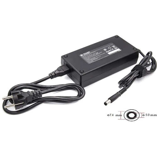Зарядное устройство PowerPlant DELL 220V, 19.5V 180W 9.23A (7.4*5.0) (DL180G7450): Напряжение 19.5V