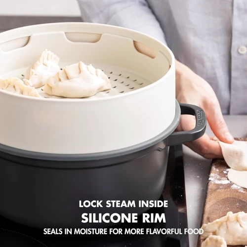 Вставка-пароварка GreenPan Steam 24 см кремовий (CC006628-001)