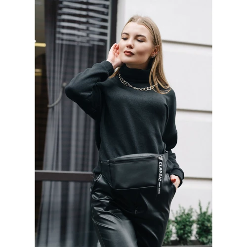 Женская поясная сумка Sambag Tirso MSH черная (80148001): Страна производитель Украина