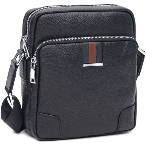 Мужская сумка через плечо Ricco Grande черная (K16615B-black)