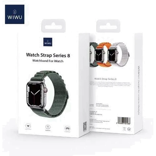 Аксесуар для Watch WIWU Nylon Watch Band Green для Apple Watch 42/44/45/49mm: Виробник WIWU