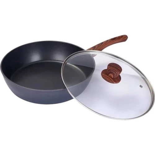 Сковорода Bravo Chef глибока з кришкою 20 см (BC-1101-20/L): Тип сковороди Глибока