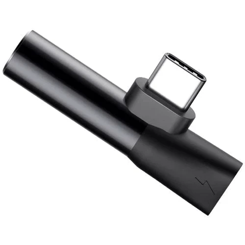 Адаптер Baseus Adapter L41 USB-C to USB-C+3.5mm Black (CATL41-01) фото 4
