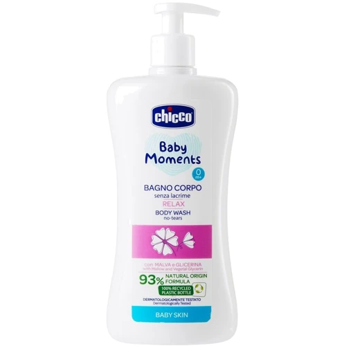 Гель для купання Chicco Без Сльоз заспокійливий Baby Moments, 500 мл (10582.00): Тип Гель