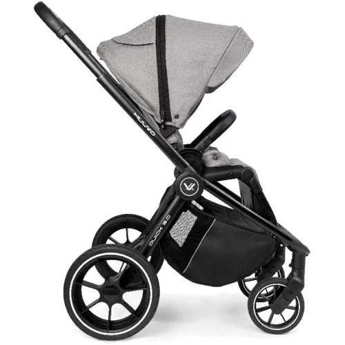 Універсальний візочок 2 в 1 Muuvo Quick 3.0 XL (Steel Grey): Кількість блоків 1