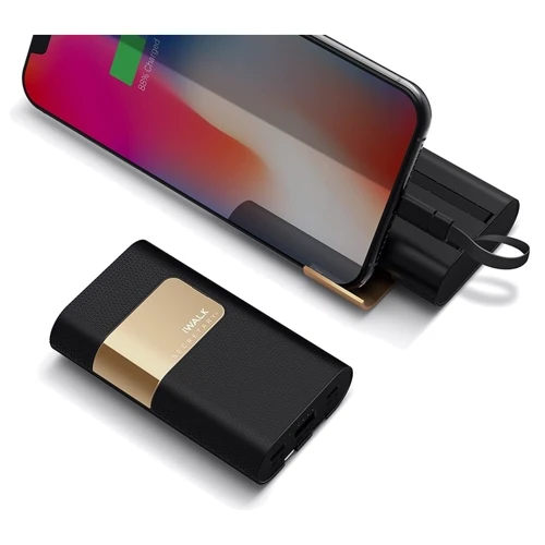 Внешний аккумулятор iWALK Power Bank Secretary Plus 10000mAh Lightning/microUSB/USB-C Black (SBS100C): Количество USB 2