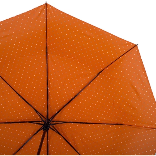 Зонт женский полуавтомат Happy Rain оранжевый (U42271-2): Фасон Складной (3 сложения)