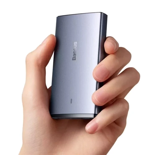 Зарядное устройство Baseus Wall Charger GaN5 Pro USB+USB-C Ultra-Slim 65W 100W Gray with USB-C Cable (CCGP150113): Количество USB-портов 2