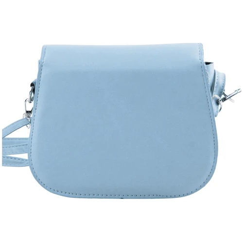 Женская сумка почтальонка Valiria Fashion голубая (5DETAA6128-blue): Тип ручки Со съемным ремнем, Плечевой ремень, Без ручки