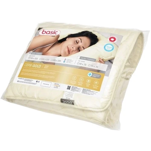 Одеяло Sonex Basic Gold 155x215 см кремовое (SO102369): Размер, см 215x155