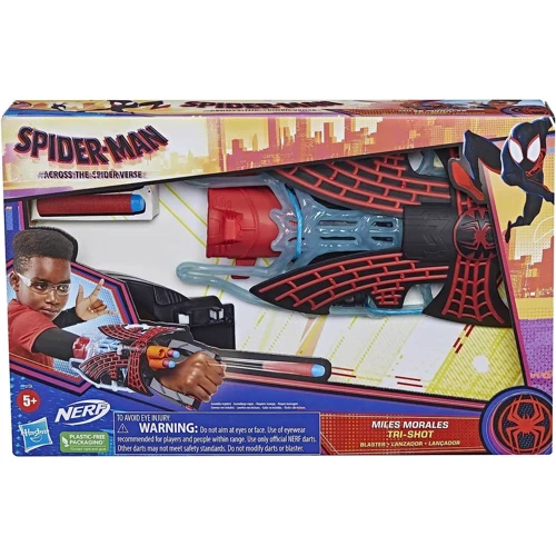 Ігровий набір Hasbro Nerf Marvel Spider-Man: Across the Spider-Verse Miles Morales Tri-Shot Blaster (F3734): Виробник Hasbro