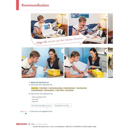 Schritte international Neu 4: Kursbuch und Arbeitsbuch mit Audio-CD фото 6