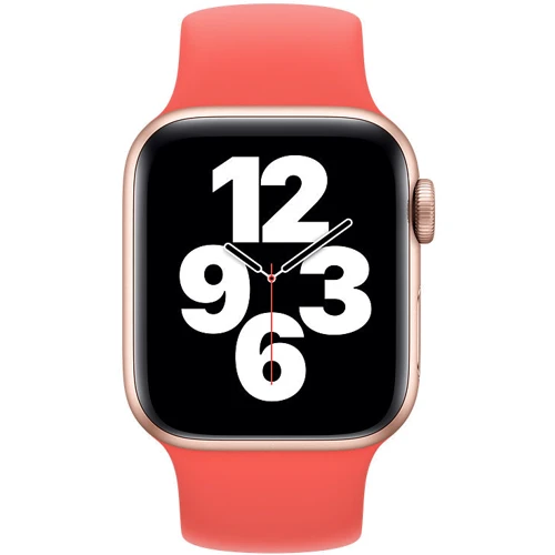 Аксессуар для Watch Apple Solo Loop Pink Citrus Size 8 (MYPG2) for Apple Watch 38/40mm: Совместимость Apple Watch 41mm, Apple Watch 38mm, Apple Watch 40mm
