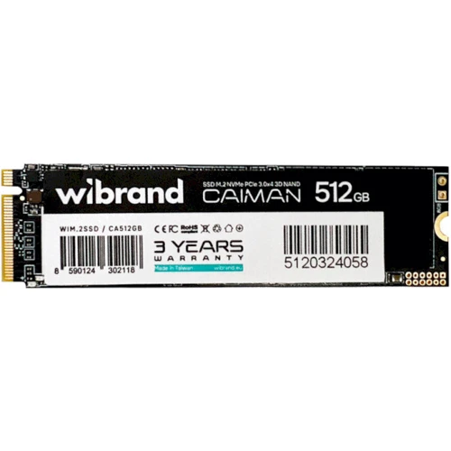 Wibrand Caiman 512GB M.2 NVMe (WIM.2SSD/CA512GB)