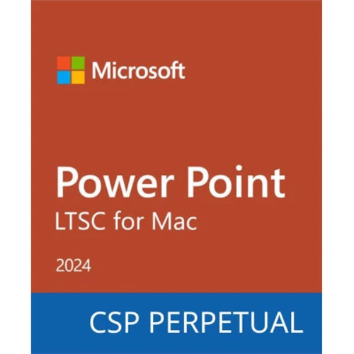 Microsoft PowerPoint LTSC for Mac 2024 Commercial Software, Perpetual (DG7GMGF0PN46_0002)