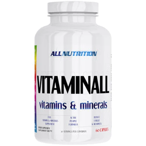 All Nutrition VitaminALL Vitamins and Minerals 60 caps