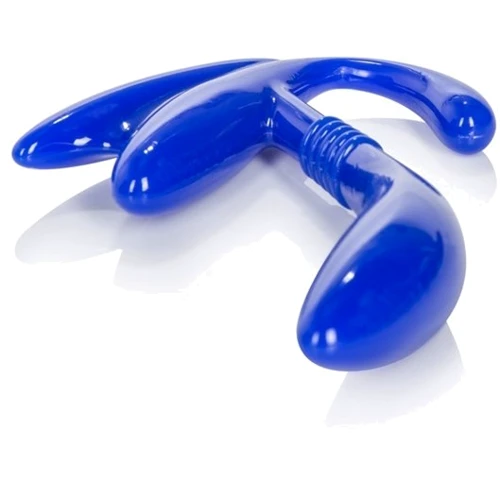 Анальная пробка Apollo Curved Prostate Probe, синий