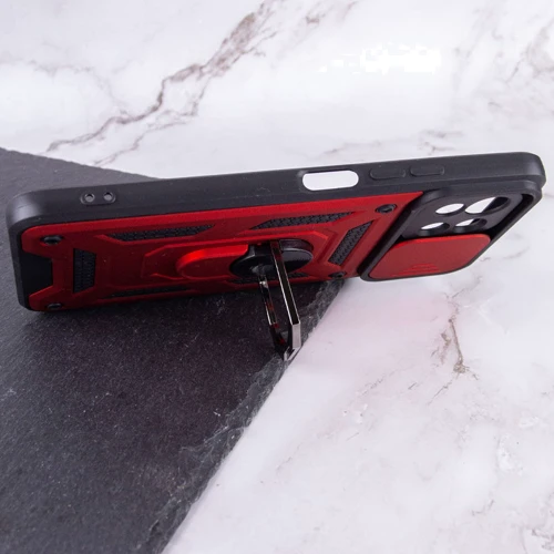 Чехол для телефонов Mobile Case Camshield Serge Magnetic Ring Red for Xiaomi Mi 11 Lite / Mi 11 Lite 5G: Цвет красный