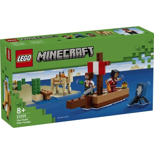 Конструктор LEGO Minecraft Подорож на піратському кораблі (21259-)