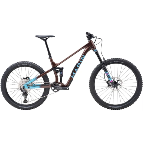 Велосипед Marin 29"F/27.5" Alpine Trail 1 рама - L 2024 Gloss Blue/Brown/Light Blue (SKE-61-43)