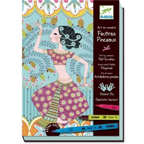 Художній комплект Djeco малювання кистями Живопис Сходу (DJ08642)