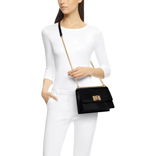 Женская сумка кросс боди Furla 1927 S Crossbody 24 черная (BAFIACOA.0053O6000): Пол Женский