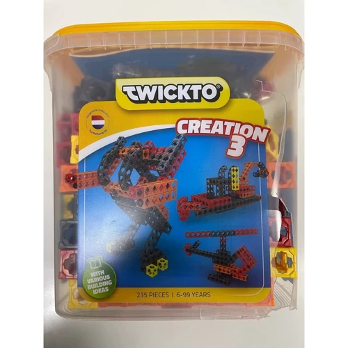 Конструктор TWICKTO Creation #3 НАБОР ДЛЯ ТВОРЧЕСТВА, 235 деталей (Пластмассовые конструкторы)(78510268): Причина уценки Трещина на коробке