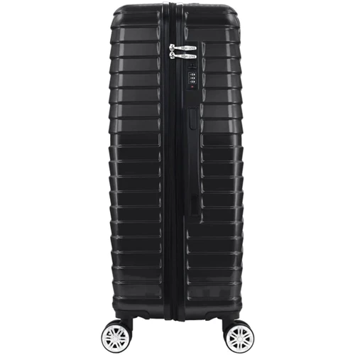Чемодан Semi Line 24" (M) Black (T5765-2): Фактура Глянцевая, Гладкая