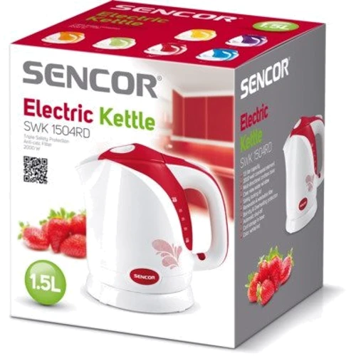 Електрочайник Sencor SWK 1504RD: Об'єм, л 1.5