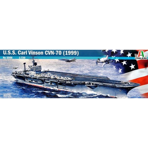 Модель Italeri Американский авианосец "Carl Vinson CVN-70", 1999 г. (IT5506)