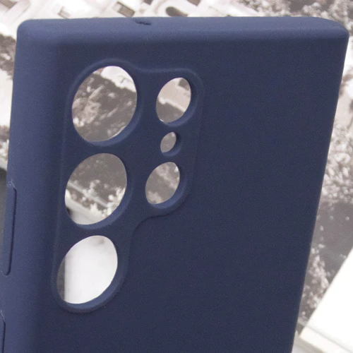 Аксесуар для смартфона Lakshmi Premium Silicone Case з Logo Full Camera Midnight Blue Samsung S928 Galaxy S24 Ultra: Плівка в комплекті нет