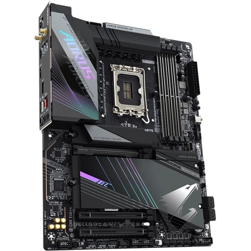GIGABYTE Z790 AORUS PRO X WIFI7: Оперативная память 4xDDR5 8266 МГц, до 192 ГБ