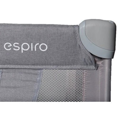 Манеж-кроватка Espiro Simple 07 Light Gray (5906724206290): Колеса 2 колеса