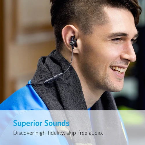 Наушники ANKER SoundBuds Slim Black (A3235H11): Тип крепления без креплений