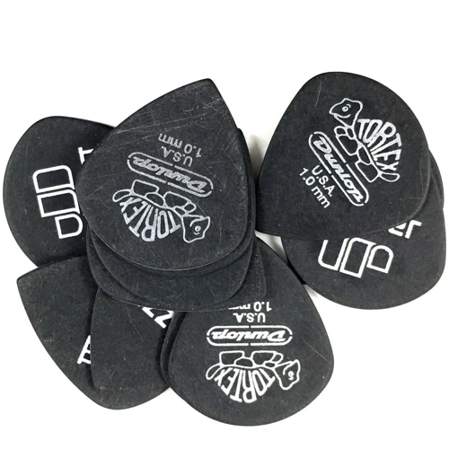 Медиатор Набор медиаторов DUNLOP 482P1.0 TORTEX PITCH BLACK JAZZ PLAYERS PACK 1.0: Тип Медиатор