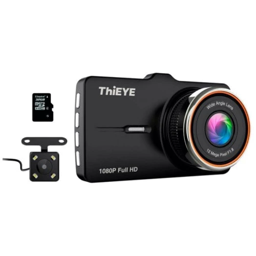 Автомобільний відеореєстратор ThiEYE Carbox 5R Dash Cam Real 1080P FullHD з задньою камерою (2001000114924): Макс. роздільна здатність картинки Full HD (1920x1080)